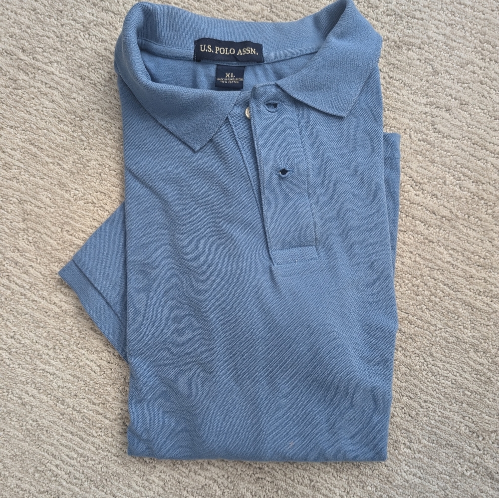 U.S Polo Assn Light Blue Polo XL